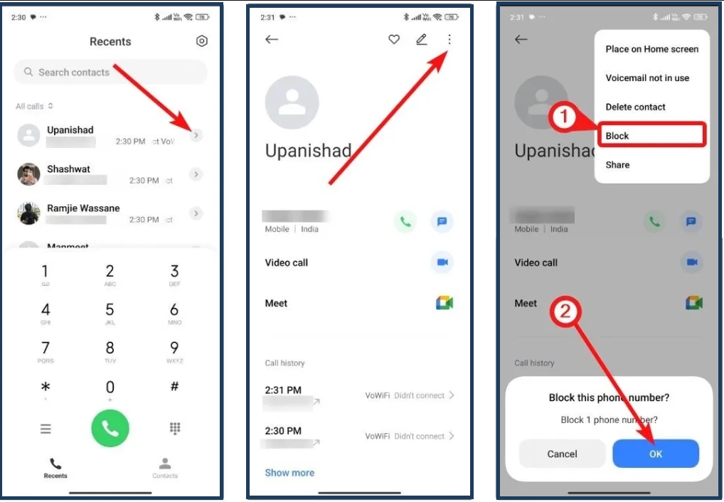 How to block on Android